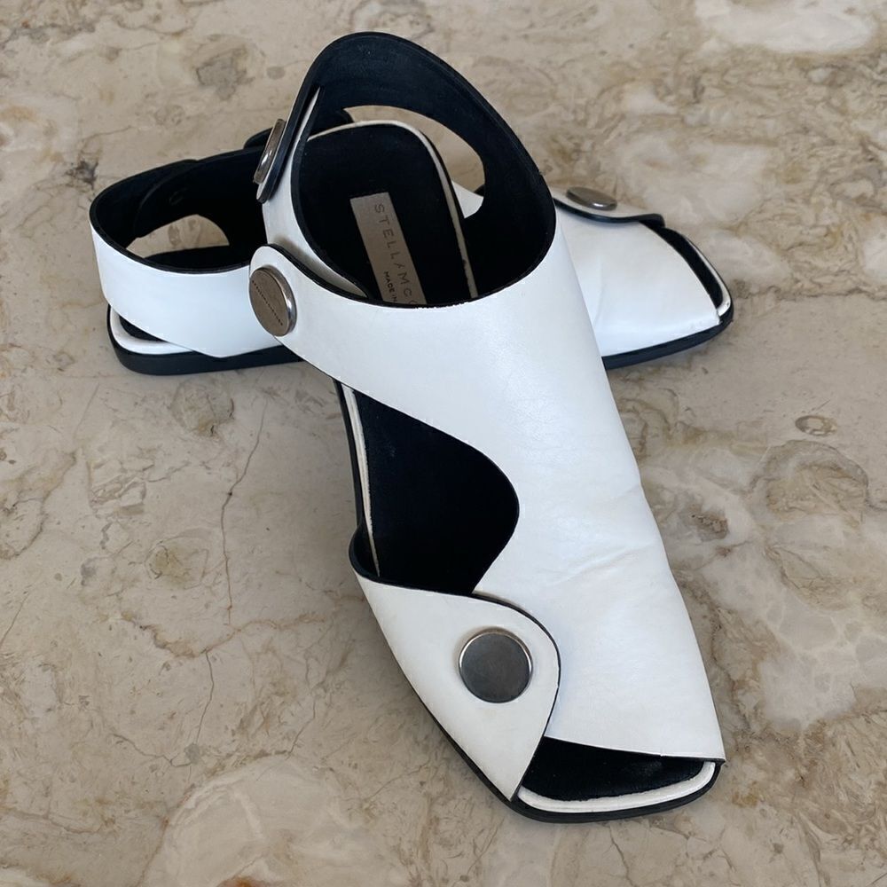 Stella McCartney Leather Sandals Made in Italy - Picture 4 of 15